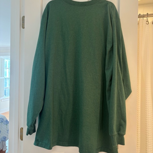 Like New Mens Carhartt Green Long Sleeve Shirt Size 2XL - Picture 6 of 6